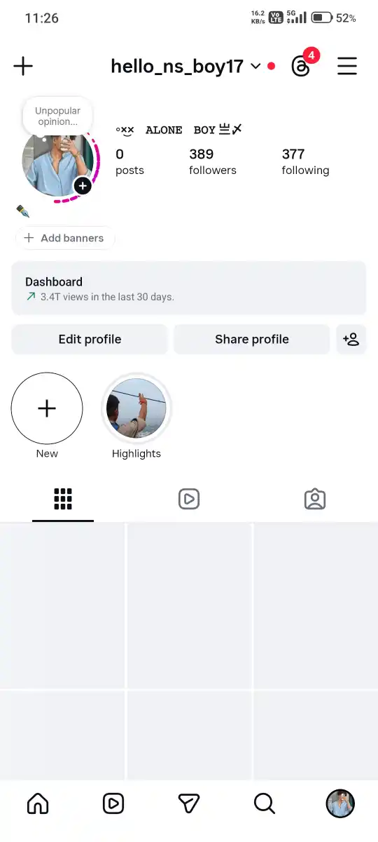 User avatar